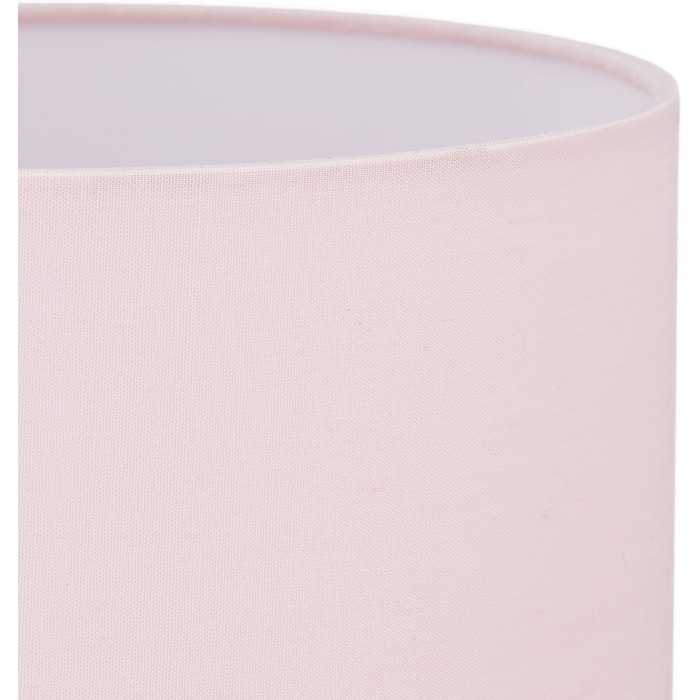 Relaxdays Nachttischlampe mit Touch, Tischlampe Wohn- & Schlafzimmer, Stoffschirm, E14, HxD: 32x18 cm, Touchlampe, rosa
