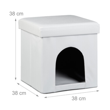 Relaxdays Hundebox Sitzhocker