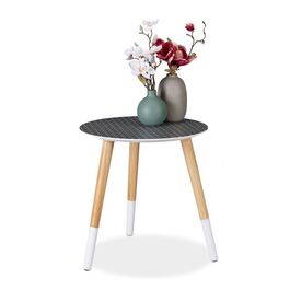 Relaxdays Beistelltisch rund 40 cm
