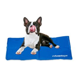 Relaxdays Blaue Kühlmatte für Hunde