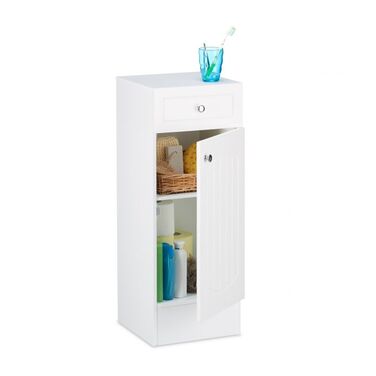 Relaxdays Weißer Badschrank