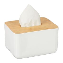 Relaxdays Tücherbox mit Deckel
