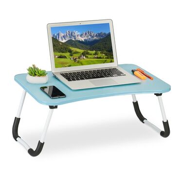 Relaxdays Hellblauer Laptoptisch