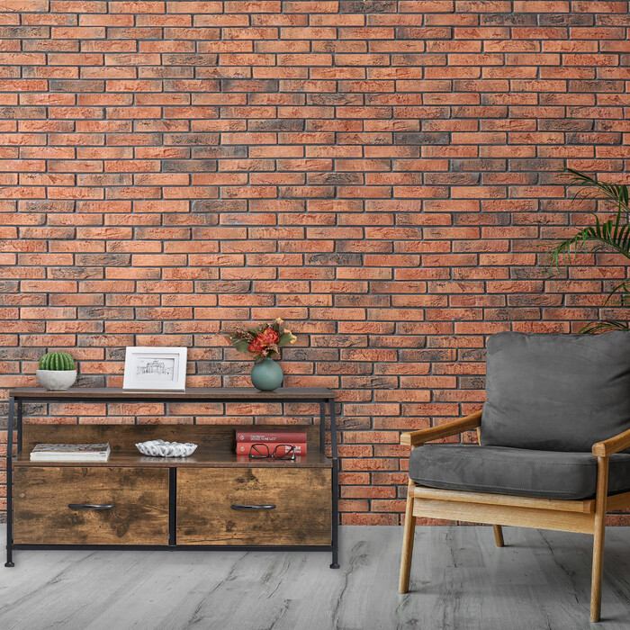 Relaxdays TV Board im Industrial Style