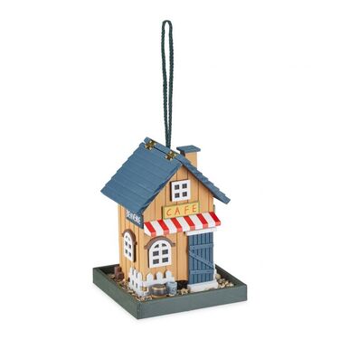 Relaxdays Vogelfutterhaus zum Aufhängen