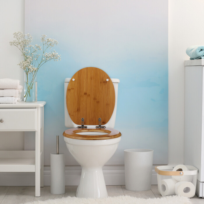 Relaxdays Toilettendeckel mit Absenkautomatik