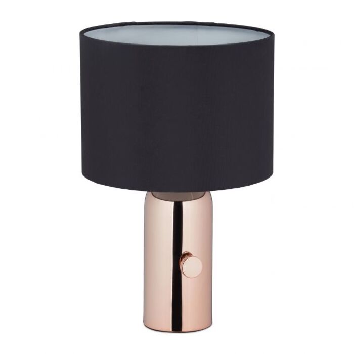 Relaxdays Dimmbare Nachttischlampe