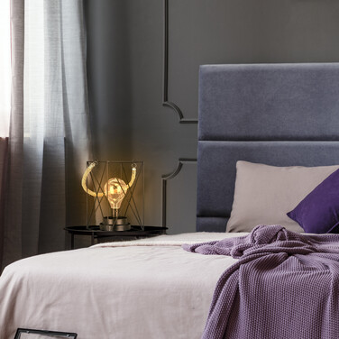Relaxdays Tischlampe Vintage LED
