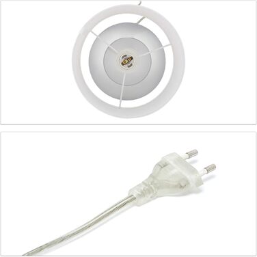 Relaxdays Touch-Nachttischlampe, dimmbar, 3 Stufen, E14, 28x18 cm, silber