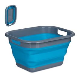 Relaxdays Faltbarer Wäschekorb 15 Liter