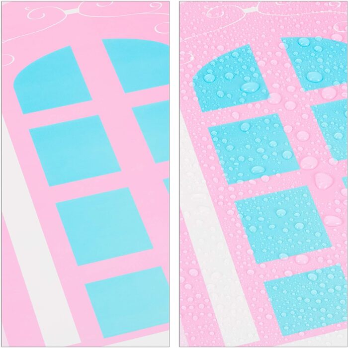 Relaxdays Steckregal Kinderzimmer, Prinzessinnenschloss, Kunststoff, DIY Schrank mit Türen, HBT: 128 x 110 x 37 cm, rosa Single