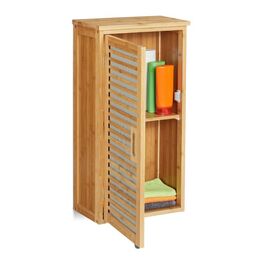 Relaxdays Bad Hängeschrank Bambus