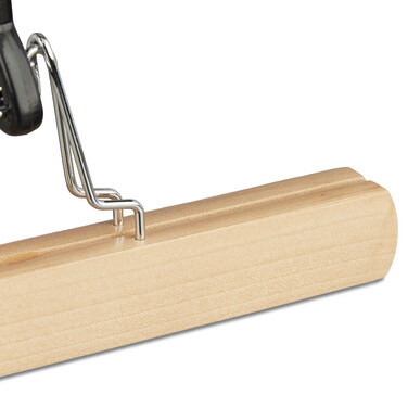 Relaxdays Hosenspanner Holz 12er Set