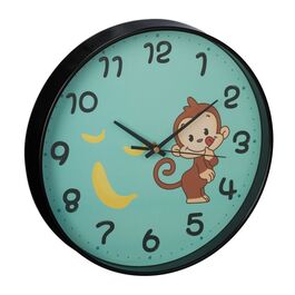Relaxdays Wanduhr Affe für Kinder