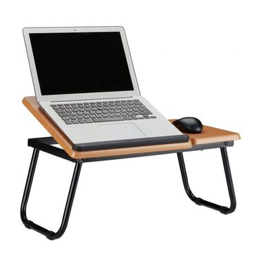 Relaxdays Laptoptisch mit neigbarer Arbeitsfläche