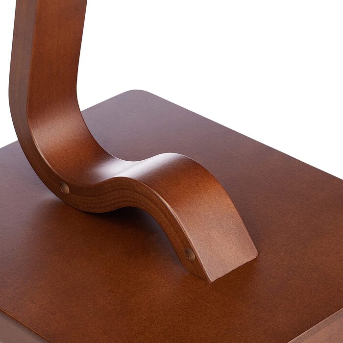 Relaxdays, Dunkelbraun Herrendiener Wallnussoptik, Stummer Diener aus Holz & Metall, Kleiderbutler HBT 112 x 46,5 x 33cm, Met