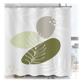 Relaxdays Duschvorhang 180x200 cm mit Motiv