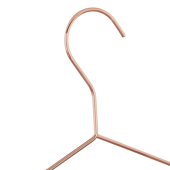 Relaxdays Kleiderbügel roségold 10er Set