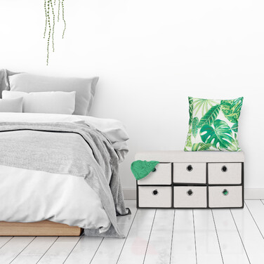 Relaxdays Sitzbank mit Stauraum